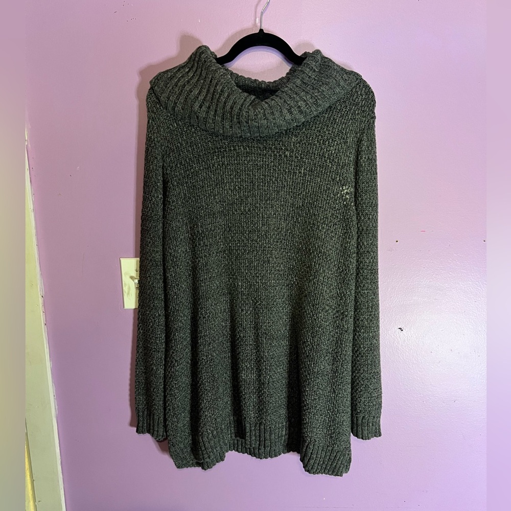 Hilary Radley Charcoal Knit Pullover
